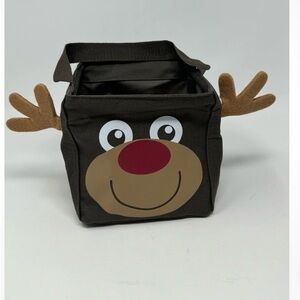 Thirty One Littles Carry All Caddy Christmas Holiday Reindeer Mini Tote